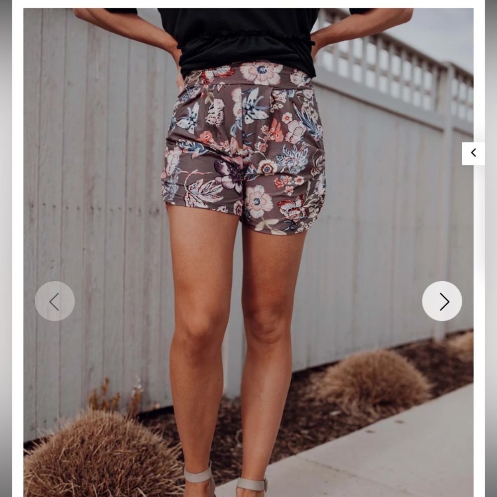 *New* floral Harem shorts